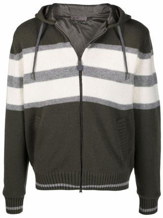 Herno Vest met rits - Groen