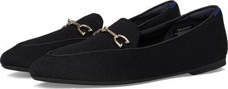 Rothy's The Double Bit Loafers Womens Flat Shoes Black : 9.5 M, Polyester