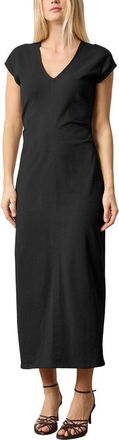 Lilla P Slim Fit Side Tuck Maxi Dress