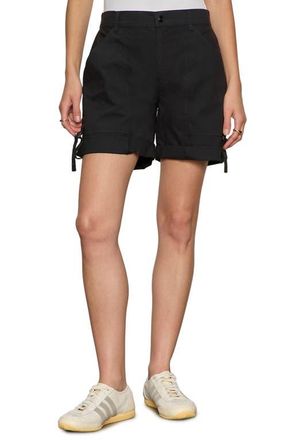 Sanctuary Angels Stretch Cotton Shorts in Black at Nordstrom, Size 30