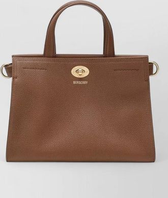 Burberry cotswolds small tote textured structure