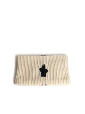Moncler White Virgin Wool Band