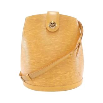 Louis Vuitton Bolso bombonera de cuero Pre-owned - Pre-owned - Mujer - Amarillo - ONE SIZE