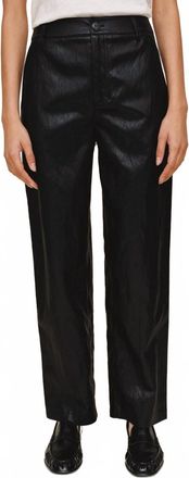 Bella Dahl Faux Leather Pant In Black