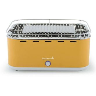 Barbecook barbecue a carbonella portatile da tavolo carlo giallo 38,5x28,5 cm