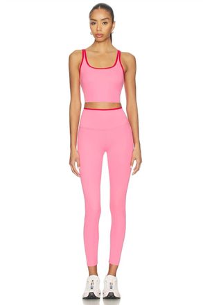 SPLITS59 Cait Rigor Bralette In Strawberry/pirate Red