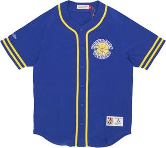 Mitchell & Ness NBA Vintage Logo Jas - Heren - Fitness - Blauw - L - Katoen - Fitness