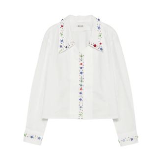 Bode Camicetta con Abbottonatura - - Blouses & Shirts - Donna - Bianco - M