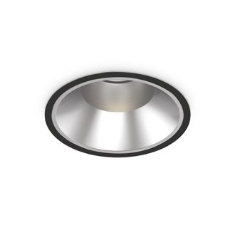 Netlighting Off Round Recessed Downlight Black 21.8cm 3000K