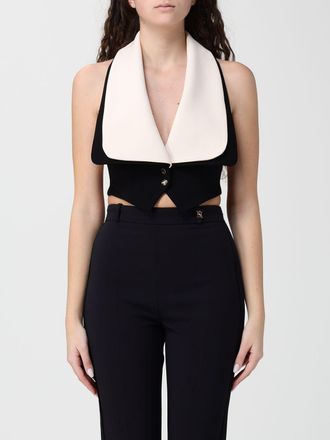 Elisabetta Franchi Bicolor Tailored Vest