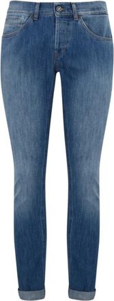 Dondup Denim Skinny Jeans met Stretchkatoen - Heren - Slim Fit Jeans - Blauw - W35 - Katoen - Jeans