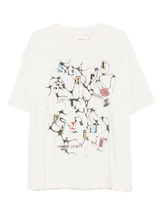 Honor The Gift graphic-print t-shirt - men - Cotton - L - White