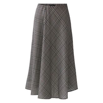Oui Midirok - Dames - Rokken - Bruin - Maat: L Poliester