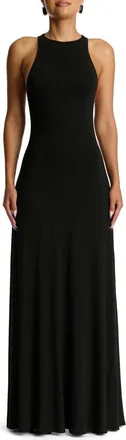 Naked Wardrobe Smooth Maxi Dress in Black at Nordstrom, Size X-Small