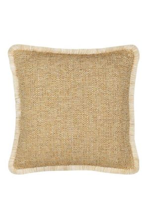 Elaine Smith Golden Hour Textured Fringed Indoor & Outdoor Woven Accent Pillow at Nordstrom, Size 20X20