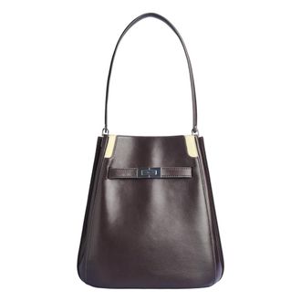 Tory Burch Borsa a secchiello Lee Radziwill - - Bags - Donna - Marrone - ONE SIZE