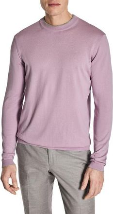 Jack Victor Dan Cotton Sweater in Lilac at Nordstrom, Size Xx-Large