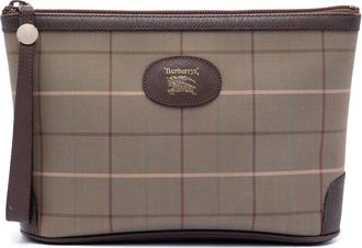 Burberry Pre-owned Burberry Vintage Check Canvas Wristlet Clutch Unisex OYDD1BAHIVCCIQVG