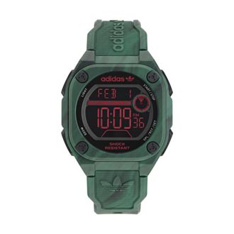 adidas Watches, unisex, Green, Size: ONE SIZE City Tech Two Watch