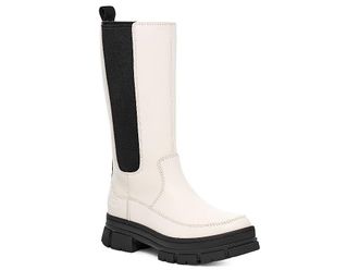 UGG Ashton 1134937-WHT Boot Womens White Leather Waterproof Chelsea JOBB916