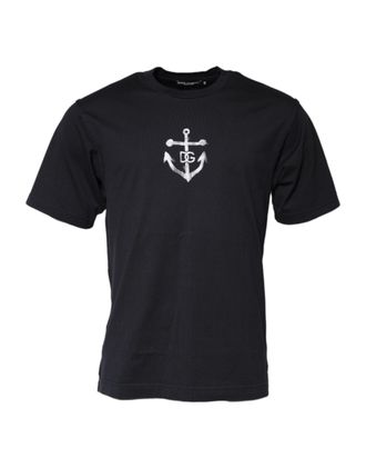 Dolce & Gabbana Anchor Graphic Korte Mouwen T-shirt