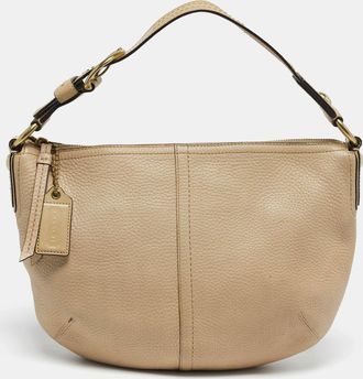 Coach Soho Beige Leather Hobo