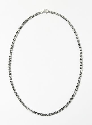 Serge DeNimes Mens Genuine silver curb-link chain