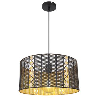 Globo Lighting L&aacute;mpara Colgante - Abini - Negro - Metal - &Oslash; 42cm - E27
