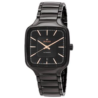 Rado True Square Automatic Black Dial Mens Watch R27078172
