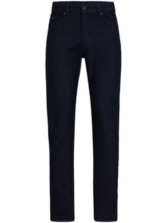 BOSS mid-rise slim-cut jeans - Blue