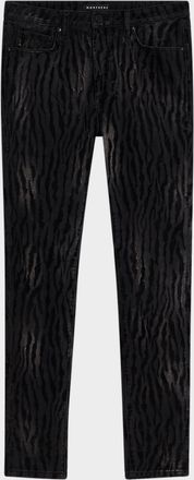 Monfrere Mens Greyson Tiger Skinny Jeans
