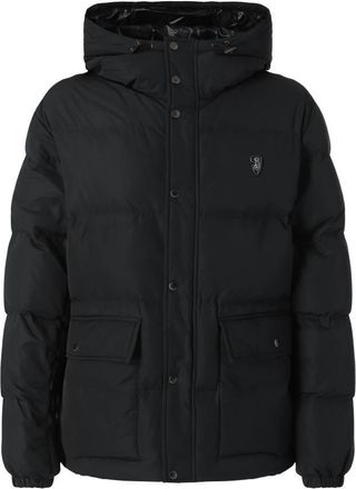 Burberry B Shield Hooded Down Puffer Jacket, Size X-Small