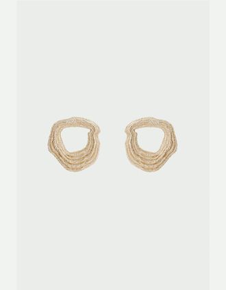 Tutti & Co Womens Dusk Earrings - Tan
