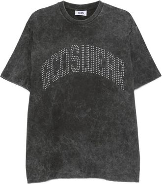 GCDS T-shirt - Heren - T-shirts - Grijs - M - Tops