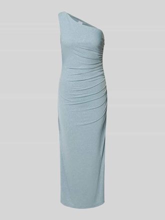 Jake*s Cocktailkleid im One-Shoulder-Look in Jeansblau, Gr&ouml;&szlig;e 32