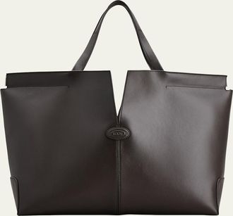 Tod's Medium Leather Di Folio Tote Bag