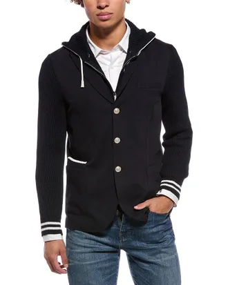 Eleventy English Rib Bib Jacket
