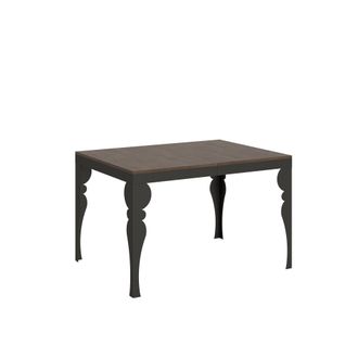 Itamoby Itamoby - Tavolo Paxon Evolution Piano Noce 90x120 Telaio Allungato 380 Antracite