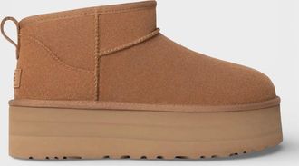 UGG Womens UGG Womens Classic Ultra Mini Platform Boot Chesnut - Brown - Size: 6