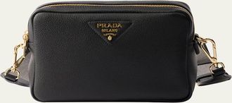 Prada Daino Soft Leather Camera Crossbody Bag