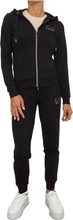 Emporio Armani Tuta Sportiva - Dames - Trainingspakken - Zwart - XS - Polyester - Fitness