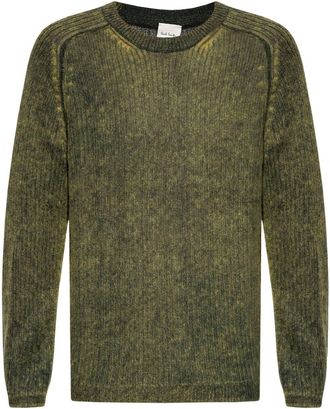 Paul Smith fine-knit jumper - men - Mohair/Nylon/Wool - M - Green