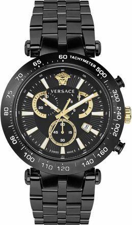 Versace Bold Chrono - Heren - Horloges - Zwart - ONE Size - Accessoires