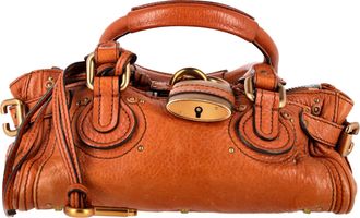 Chlo&eacute; Pre-owned Womens Chlo&eacute; Medium Paddington Satchel in Brown Leather - Mocha - One Size