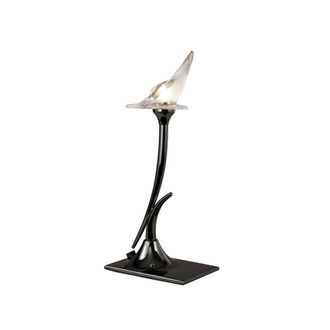 Netlighting Flavia Table Lamp 1 Light G9 Black Chrome
