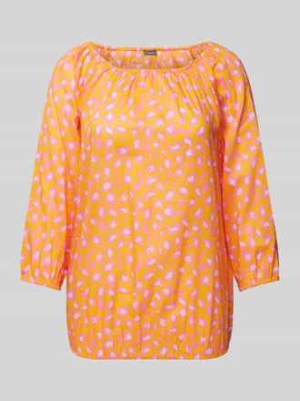 Montego Montego Blusenshirt mit Animal-Print in Apricot, Gr&ouml;&szlig;e 36