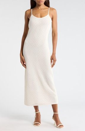 A.L.C. Lyra Embellished Knit Dress in Off White at Nordstrom Rack, Size X-Small