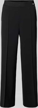 Cambio Cambio Straight Fit Stoffhose mit Ziernaht Modell Cameron in BLACK, Gr&ouml;&szlig;e 32