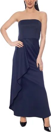 OLEG CASSINI Solid Maxi Dress