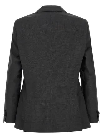 HUGO BOSS Virgin Wool Pant Suit - Gray